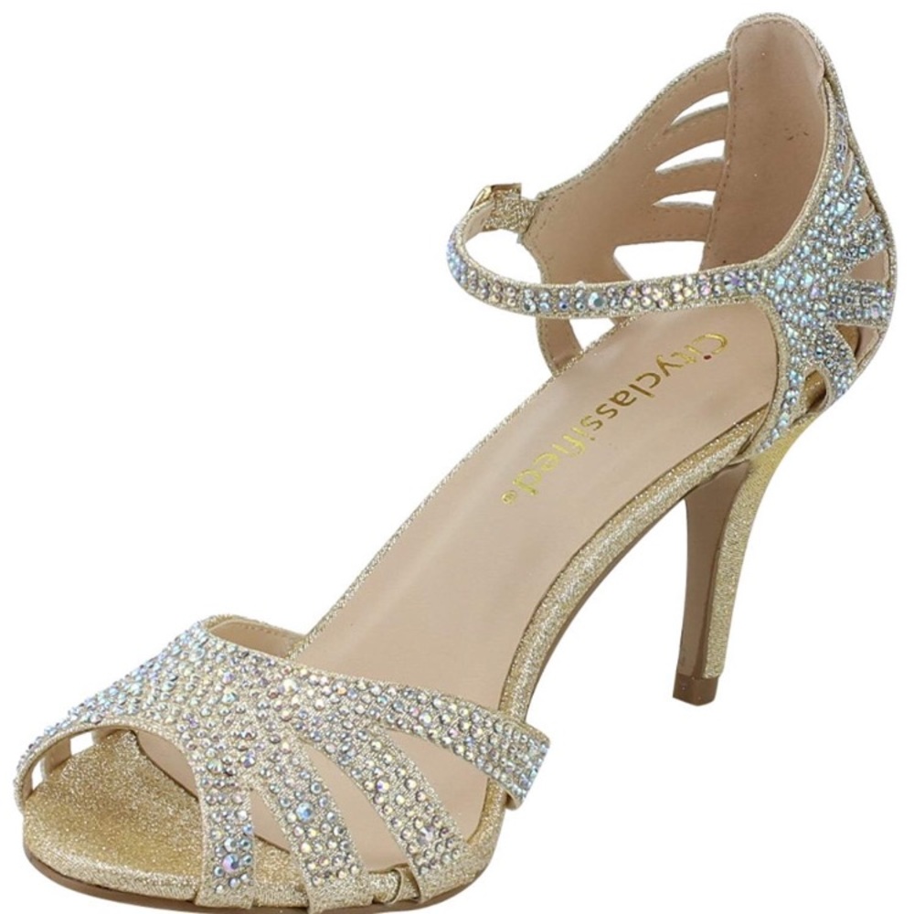 Sparkly Gold Heels!